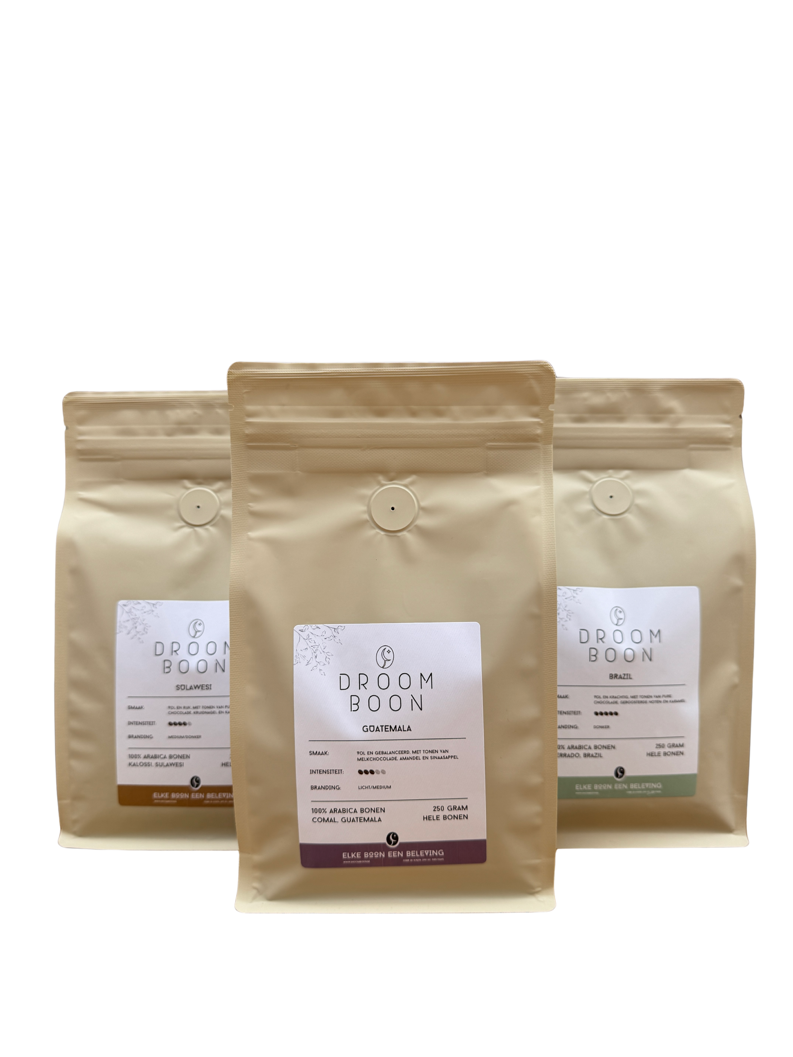 Droom Boon Proefpakket (3 x 250 gram)