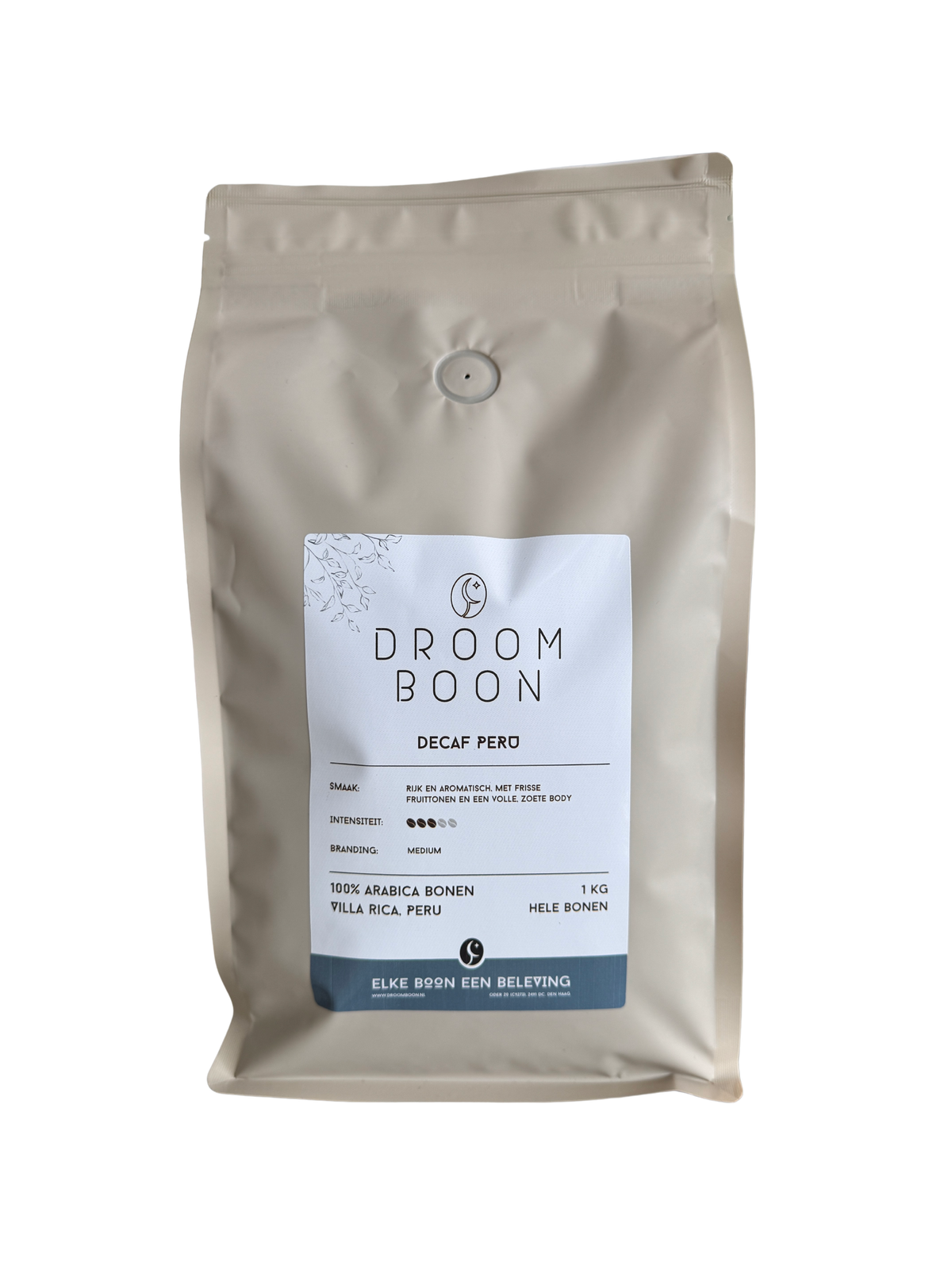 Decaf Peru koffiebonen 1 KG